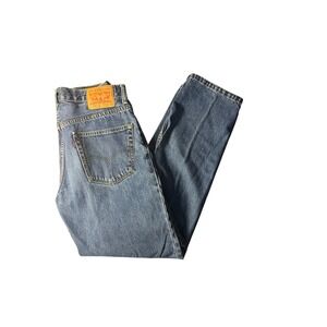 Levis 550 Relaxed Fit Tapered Leg Jeans Mens 32x32 Blue Denim Medium Wash